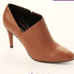 Karl Lagerfeld Sienna Brown Mishka Leather Bootie. 9.5